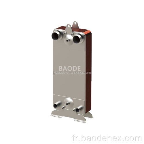 Échange de chaleur Échangeur de chaleur Brazed Tather Condender